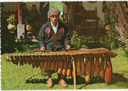 Native Indian Playing Typical Marimba Instrument - Guatemala