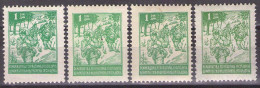 YUGOSLAVIA 1945/47 Michel 471x,y,z,b -Tito And Partisans Definitive - MNH**VF - Nuovi