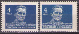 YUGOSLAVIA 1945/47 Michel 477x,y -Tito And Partisans Definitive - MNH**VF - Nuovi