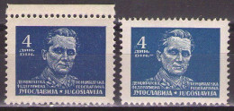 YUGOSLAVIA 1945/47 Michel 477x,y -Tito And Partisans Definitive - MNH**VF - Nuovi