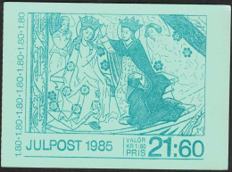 Sweden - Booklet: Facit #H362 Julpost Fat Digits On The Price - 1981-..