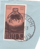 CYPRUS 1963 PERAPEDHI RURAL SINGLE CIRCLE POSTMARK - Chipre (...-1960)