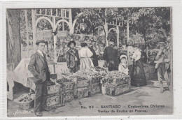 Santiago. Costumbres Chilenas. Ventas De Frutas En Pascua. * - Chile