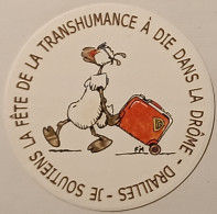 FETE DE LA TRANSHUMANCE / DIE (Drome) - Illustration Animal Avec Valise - Autocollant - Pegatinas