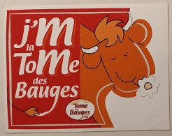 FROMAGE / VACHE Avec Fleur - TOME DES BAUGES - Autocollant - Pegatinas