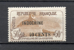 INDOCHINE  N° 93   NEUF AVEC CHARNIERE  20.00€     ORPHELINS DE GUERRE  SURCHARGE  VOIR DESCRIPTION - Unused Stamps