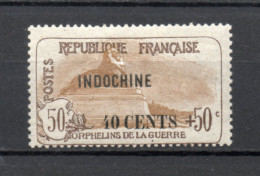 INDOCHINE  N° 93   NEUF AVEC CHARNIERE  20.00€     ORPHELINS DE GUERRE  SURCHARGE  VOIR DESCRIPTION - Neufs