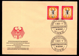 Berlin FDC 129-130 Gestempelt #GU252 - Sonstige & Ohne Zuordnung