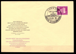 Berlin FDC 122 Gestempelt #GU287 - Other & Unclassified