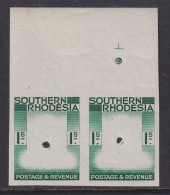 Southern Rhodesia, Scott 50P (SG 48P), MLH Die Proof Of FRAME ONLY - Rhodésie Du Sud (...-1964)