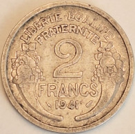 France - 2 Francs 1941, KM# 886a.1 (#4104) - 2 Francs