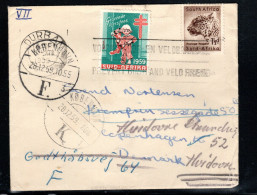 3 Small Nice Letters From South-Africa  1958-59   (rsa01) - Otros & Sin Clasificación