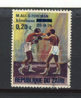 ZAIRE - Y&T N° 852° - Sport - Boxe - Oblitérés