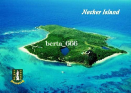 British Virgin Islands Necker Island Aerial View New Postcard - Islas Vírgenes Británicas