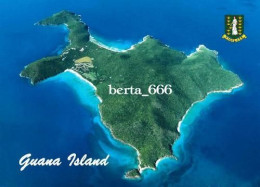 British Virgin Islands Guana Island Aerial View New Postcard - Isole Vergine Britanniche