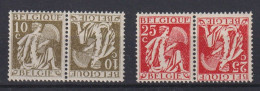 Belgique: COB N° KP13/14 "Tête-bêche" "Kopstaande Zegels", **, MNH, Sans Charnière. TTB !!! - Tête-bêche [KP] & Interpanneaux [KT]