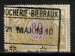 Chemins De Fer TR 39, Obliteration Centrale DOCHERIE BIERRAUX, R.R.RARE - Afgestempeld