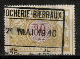 Chemins De Fer TR 39, Obliteration Centrale DOCHERIE BIERRAUX, R.R.RARE - Gebraucht