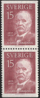 Sweden - Facit #507BB Svante Arrhenius, 15 öre Brun - Usados