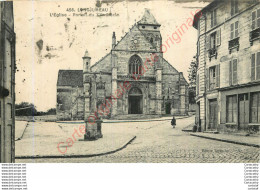 91.  LONGJUMEAU . L'Eglise . Portail . - Longjumeau