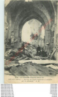 51.  SOUAIN .  Intérieur De L'Eglise Bombardée Et Incendiée Par Les Allemands .  GUERRE 1914-15 . - Souain-Perthes-lès-Hurlus