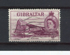 GIBRALTAR - Y&T N° 137° - Elisabeth II - Aéroport - Gibraltar