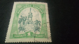LİBERYA-1920-30   1  C      DAMGALI - Liberia