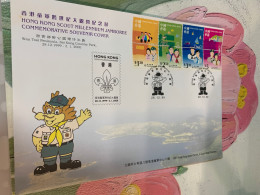 Hong Kong Stamp Scout FDC 1999 Rare - Usati