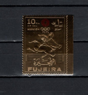Fujeira 1971 Olympic Games Munich Gold Stamp MNH - Ete 1972: Munich
