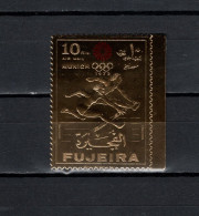 Fujeira 1971 Olympic Games Munich Gold Stamp MNH - Summer 1972: Munich