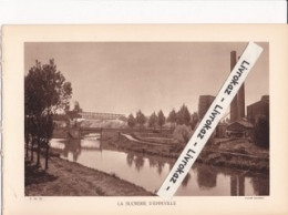 La Sucrerie D'Eppeville (Somme), Photo Sépia Extraite D'un Livre Paru En 1933 Société Générale Sucrière Saint Louis - Zonder Classificatie