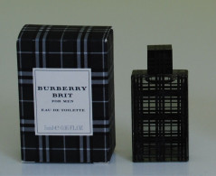 Miniature BRIT FOR MEN De Burberrys ( Etats-Unis ) - Miniatures Hommes (avec Boite)