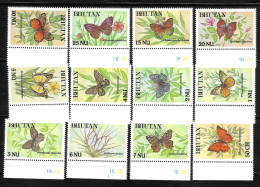 Bhutan 1990 Butterflies Butterfly MNH - Bhutan