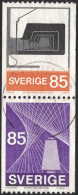 Sweden - Facit #882SX2 TEKO-industri, 85 öre Svart/orange - Gebraucht