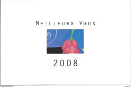 La Verrière (78) - Carte De Vœux De La Mairie 2008 - Maire Pierre Sellicourt - La Verriere