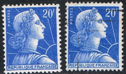 FRANCE : N° 1011B ** Et Oblitéré (Marianne De Muller) - PRIX FIXE - - 1955-1961 Marianne Van Muller