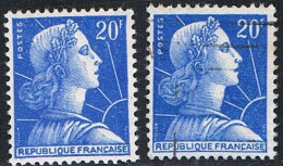 FRANCE : N° 1011B ** Et Oblitéré (Marianne De Muller) - PRIX FIXE - - 1955-1961 Maríanne De Muller