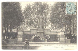 CPA 29 - LE FOLGOET (Finistère) - 8. Le Monument De Monseigneur Freppel - LL - Animée - Le Folgoët
