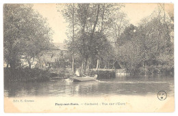 CPA 27 -  PACY SUR EURE - COCHEREL : Vue Sur L'Eure - Peu Courante - Pacy-sur-Eure