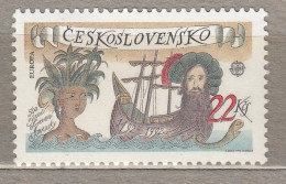 EUROPA CEPT 1992 Czechoslovakia C.Colombo 500th Discovery Of America MNH(**) Mi 3114 #33906 - 1992