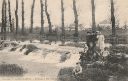 CARTE POSTALE ORIGINALE ANCIENNE : IS SUR TILLE ECLUSES DE COLOMBIER ANIMEE COTE D'OR (21) - Is Sur Tille