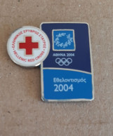 @ Athens 2004 Olympic Games - Internal Pin #017, Volunteering Of Red Cross Made By Trofe - Olympische Spiele