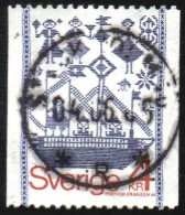 Sweden - Facit #1073 Väggtextil, 4kr STOCKHOLM 40? - Gebraucht