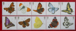 Butterflies Papillon Butterfly Schmetterling Mi 3487-3496) 2013 POSTFRIS MNH ** ENGLAND GRANDE-BRETAGNE GB GREAT BRITAIN - Unused Stamps