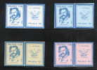 POLAND SOLIDARNOSC (ZNOW MALOPOLSKA) 1989 JOZEF PILSUDSKI 11.NOVEMBER SET OF 8  (SOLID0482/0060) - Vignette Solidarnosc