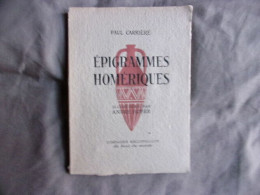 Epigrammes Homériques - Non Classés