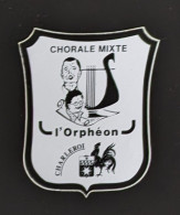 AUTOCOLLANT CHORALE MIXTE L'ORPHÉON - CHARLEROI - BELGIQUE BELGIË BELGIUM - MUSIQUE CHANT - Pegatinas