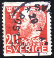 Sweden - Facit #372A Alfred Nobel, 20öre Red POSTOMB1 - Postal Agencies - Usados