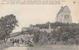 CARTE POSTALE ORIGINALE ANCIENNE : SAINT JULIEN DU SAULT LA CHAPELLE VAUGUILAIN ANIMEE YONNE (89) - Saint Julien Du Sault