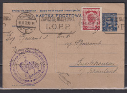 Polen Bedarfs-GZS MiNo. P 248 ZuF Mit Band-o Poznan 3/15.III.32 Und Pfarramts-o Kreuz-Kirche Nach Deutschland - Stamped Stationery